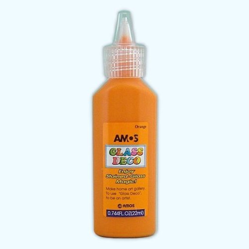 Amos üvegmatrica festék 22 ml - narancs