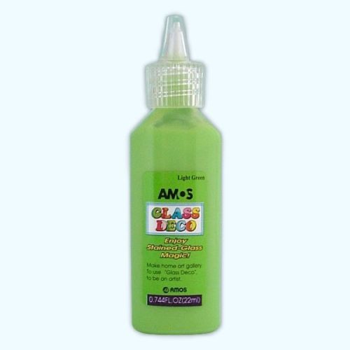 Amos üvegmatrica festék 22 ml - világoszöld