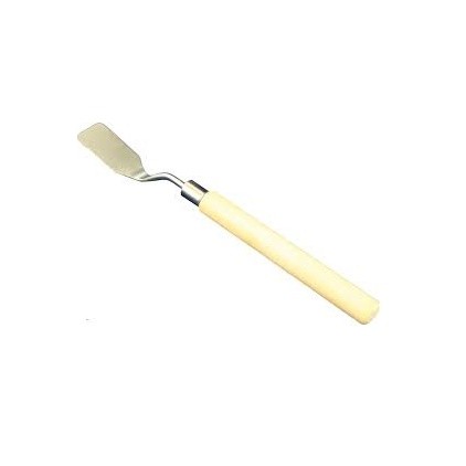 Fém spatula (festőkés) - szögletes (fej kb. 4,5 cm)