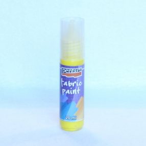 Textilfesték 20 ml - matt sárga