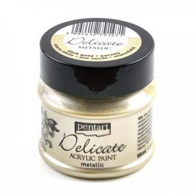 Metál Delicate akrilfesték 50 ml - óarany