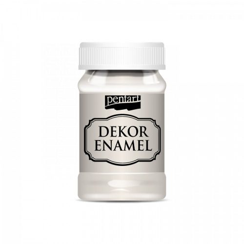 Dekor zománcfesték - krémfehér 100 ml