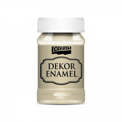 Dekor zománcfesték - bézs 100 ml