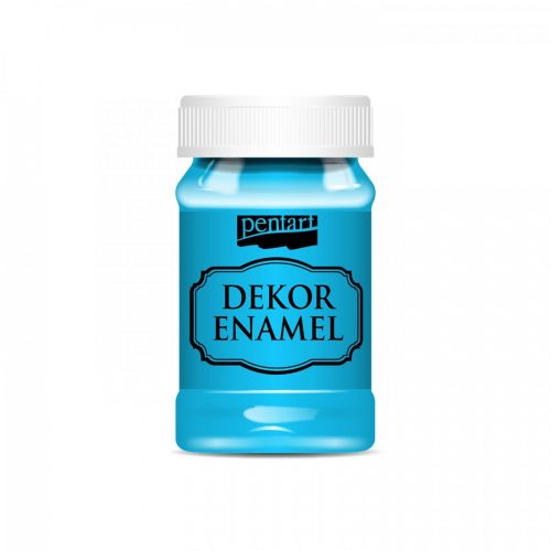 Dekor zománcfesték - világoskék 100 ml