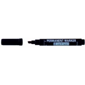   Centropen permanent  alkohol bázisú 1-4,6 mm vágott hegy - fekete