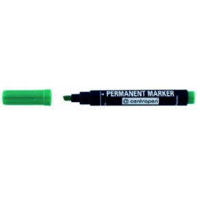   Centropen permanent  alkohol bázisú 1-4,6 mm vágott hegy - zöld