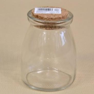 Parafadugós üveg - kerek hasas 80 gr (kb 9*7 cm)