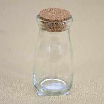 Parafadugós üveg - tejes 120 gr (kb 10,5*5 cm)