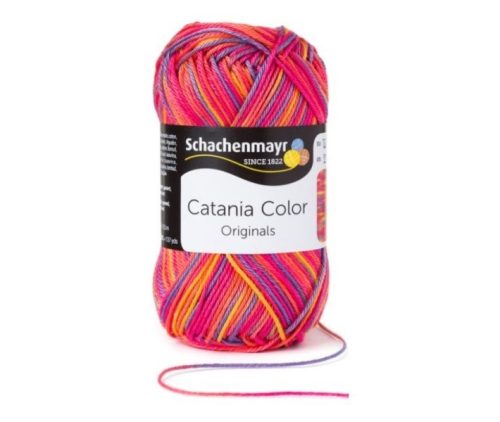 Catania Color 205 - Piros, rózsaszín, narancs melír