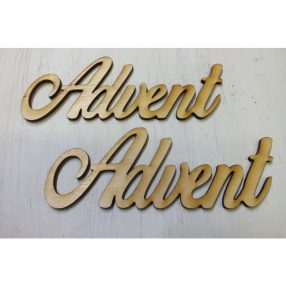 Fa felirat - Advent kb. 150*55*3 mm