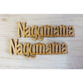 Fa felirat - Nagymama (kb. 120*40*3 mm)