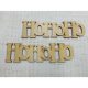 Fa felirat - HoHoHo kb. 170*50*3 mm