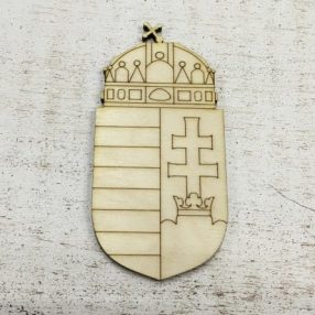 Fa figura - magyar címer kb. 95*45 mm
