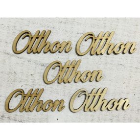 Fa felirat - Otthon kb. 150*70*3 mm