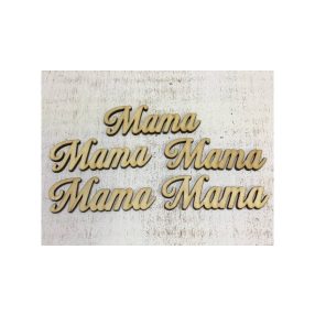 Fa felirat - Mama kb. 7,8*2,5 cm