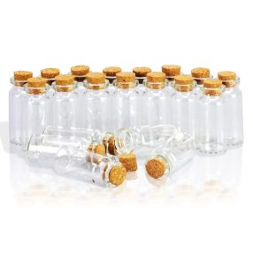 Üvegcse parafa dugóval kb: 21*50 mm