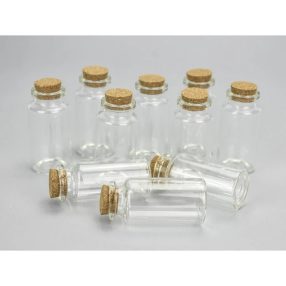 Üvegcse parafa dugóval kb: 29*59 mm