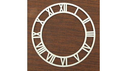 Óraszámok keretben római számokkal 250x250x3 mm