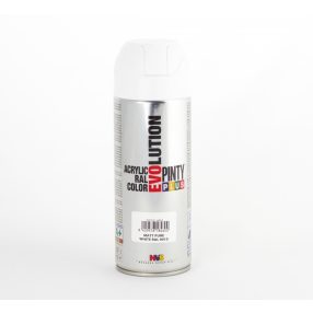 Evolution akrilfesték spray 9010  matt fehér 400 ml