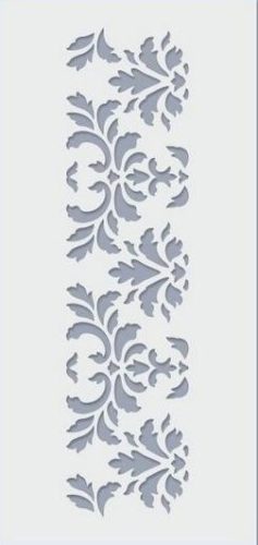 Sablon - Damask sorminta (kb. 20*9,5 cm) HDS10-009