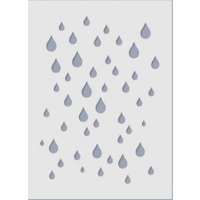 Sablon - Esőcsepp (kb. 20*14,5 cm)