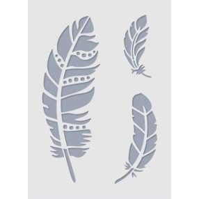 Sablon - Madártoll (kb. 20*14,5 cm)