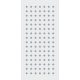 Sablon - Sarkára állított négyzet 4*4 mm (kb. 20*9,5 cm)