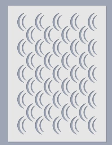 Sablon - Hullám minta (20*14,5 cm)