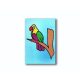 Kreatív homokkép - Papagály