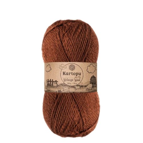Melange Wool 100 gr - 1892 barna