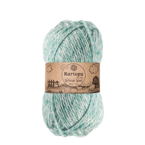 Melange Wool 100 gr - 9000 mojito melange
