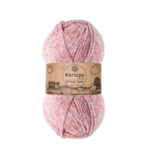 Melange Wool 100 gr - -9004 málna melange