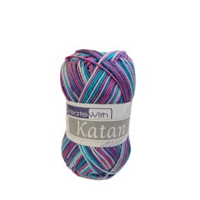 Katan multikolor fonal 527 - kék - tűrkíz - mályva