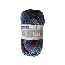 Katan multikolor fonal 535 - farmer - bordó - sötétkék