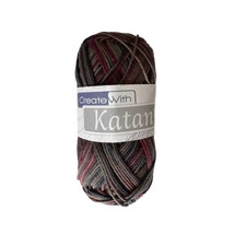 Katan multikolor fonal 536 - szürke -bordó - barna