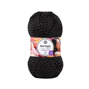 Baby One Lux 100 gr - 940SI fekete irizálló szállal