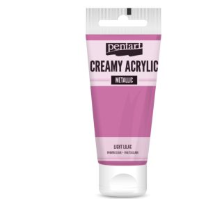 Krémes akrilfesték metál 60 ml -  világoslila