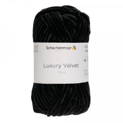 Luxury Velvet - fekete - 00099