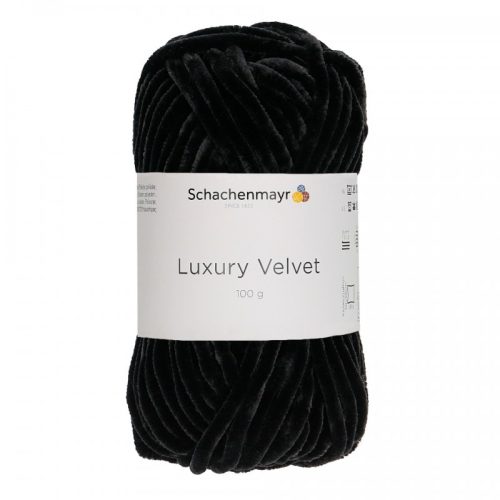 Luxury Velvet 100 gr - fekete - 00099