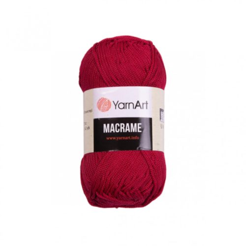 Yarnart macrame 90 g - 143 sötétvörös