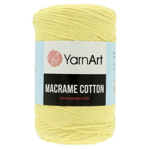Macrame cotton  754 - világos sárga