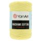 Macrame cotton  754 - világos sárga