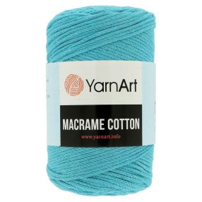 Macrame cotton 763 - ciánkék