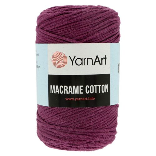 Macrame cotton  777 - sötétlila