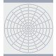 Sablon - Mandala pontozó - S16 (24,5x24,5 cm)