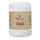 Macrame String 250 gr - 01 fehér