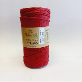 Macrame String 250 gr - 30 bordó