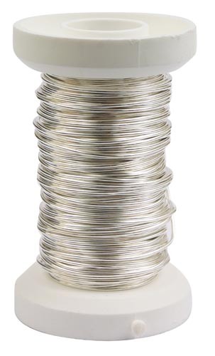 Ezüstözött rézdrót - 0,6 mm*18 m
