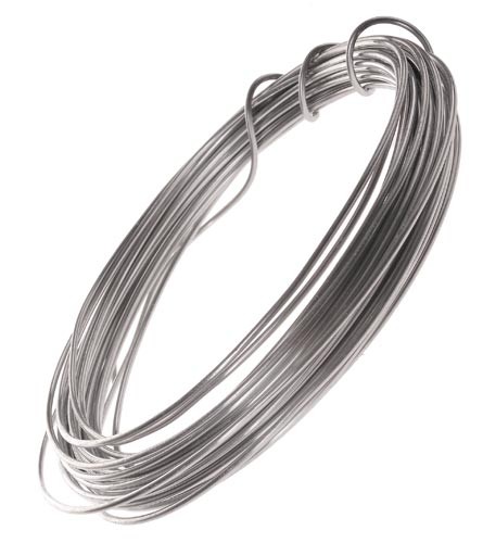 Ezüstözött rézdrót - 0,8 mm*6 m