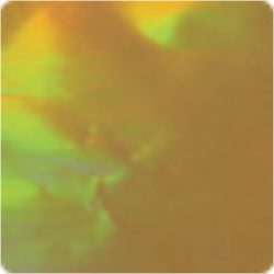 Dekorfólia 5 lap/csomag, 14 x 14 cm - Hologram arany
